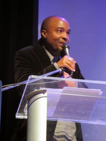 Bradford Young at the 2015 Paul Robeson Student Awards